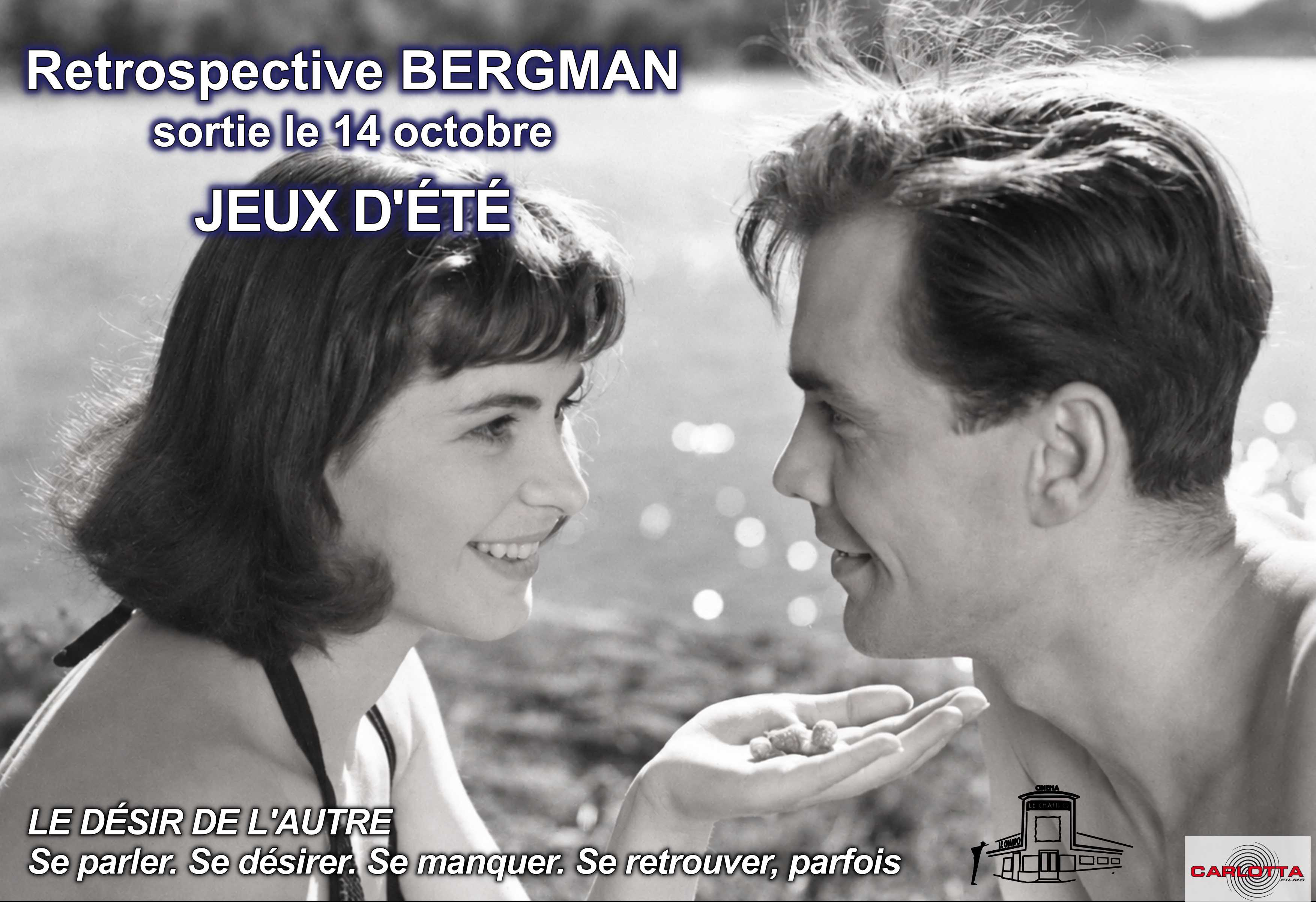 JEUX D'ETÉ - Affiche de la Retrospective BERGMAN au Champo