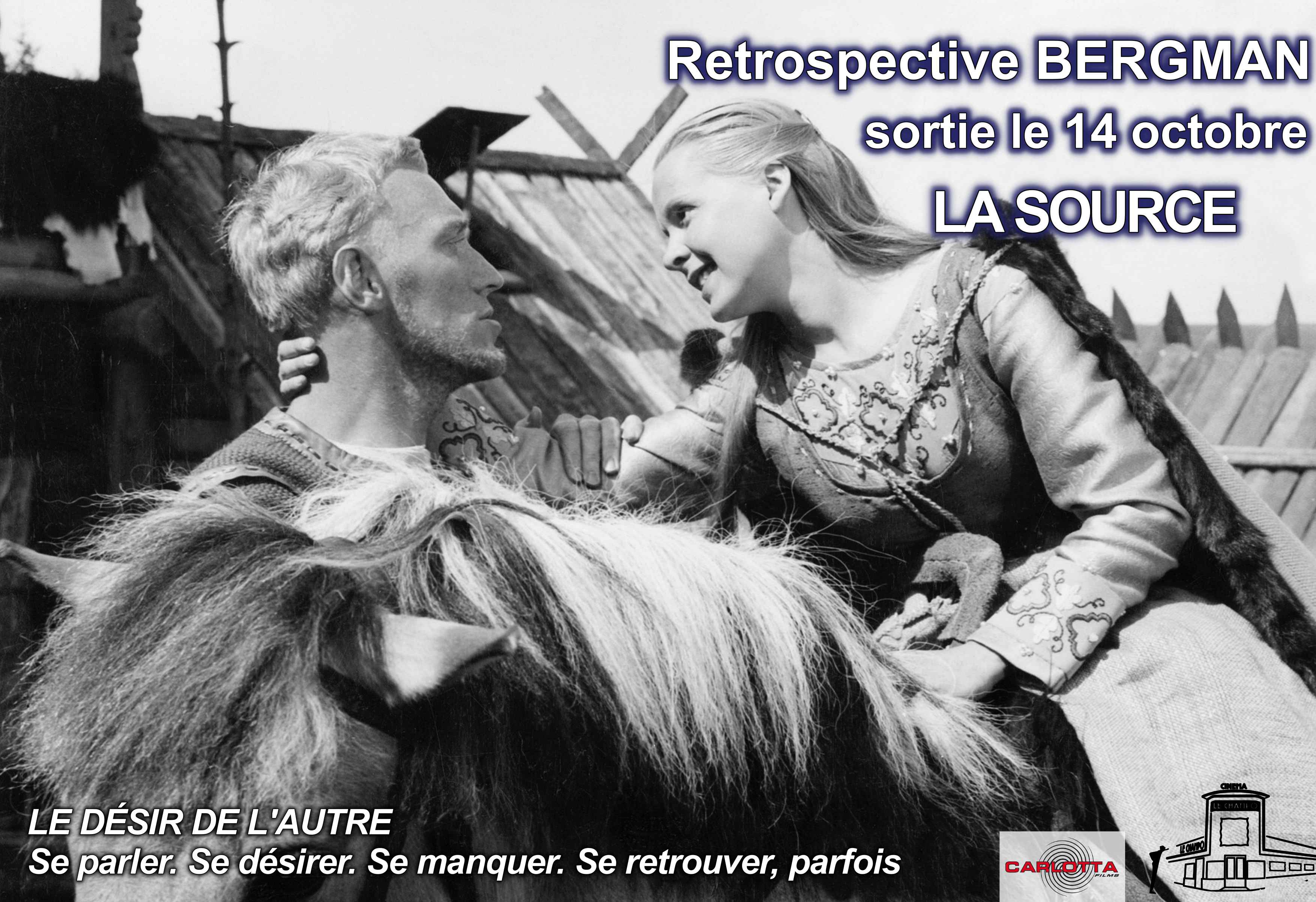 LA SOURCE - Affiche de la Retrospective BERGMAN au Champo