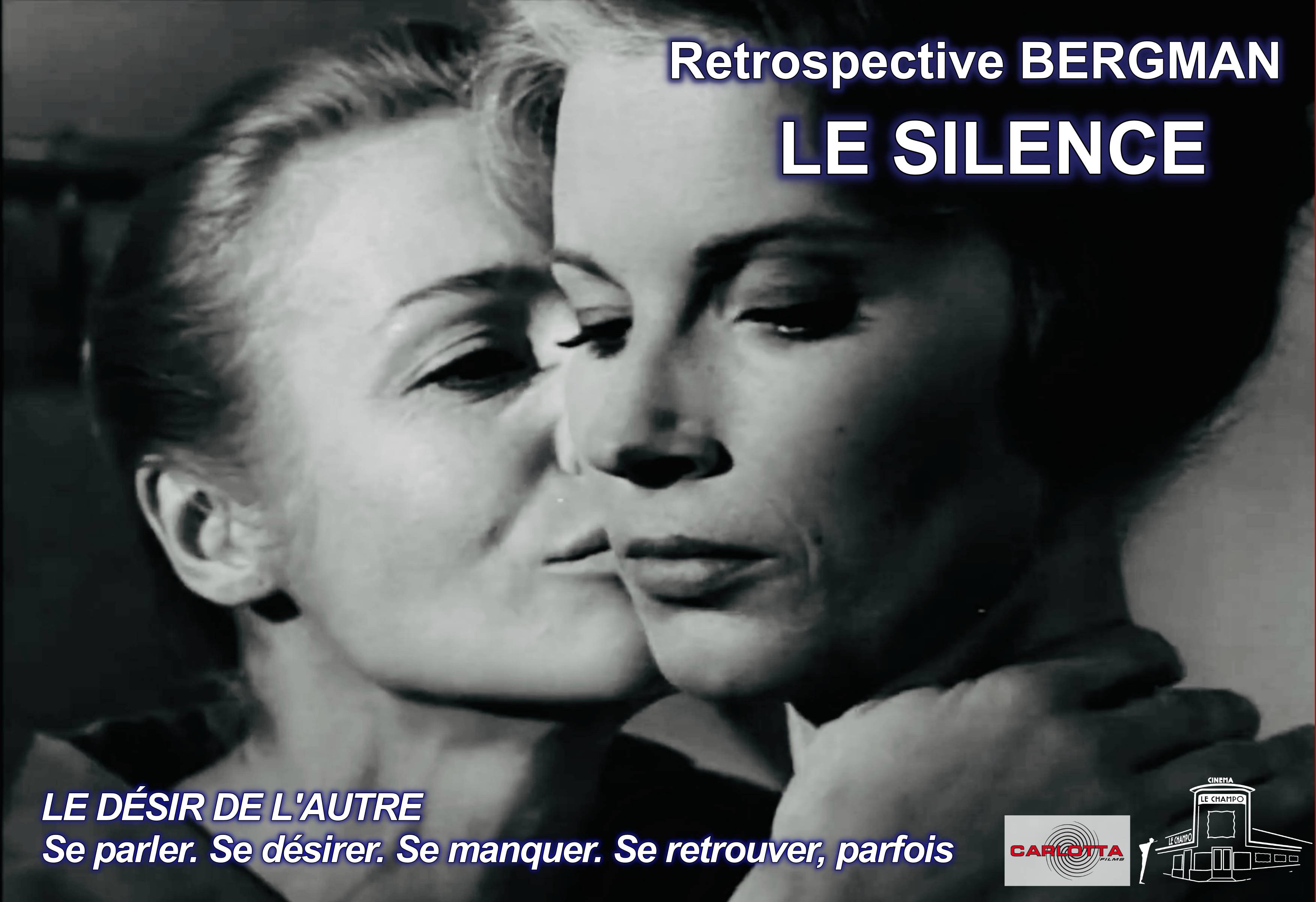 LE SILENCE - Affiche de la Retrospective BERGMAN au Champo
