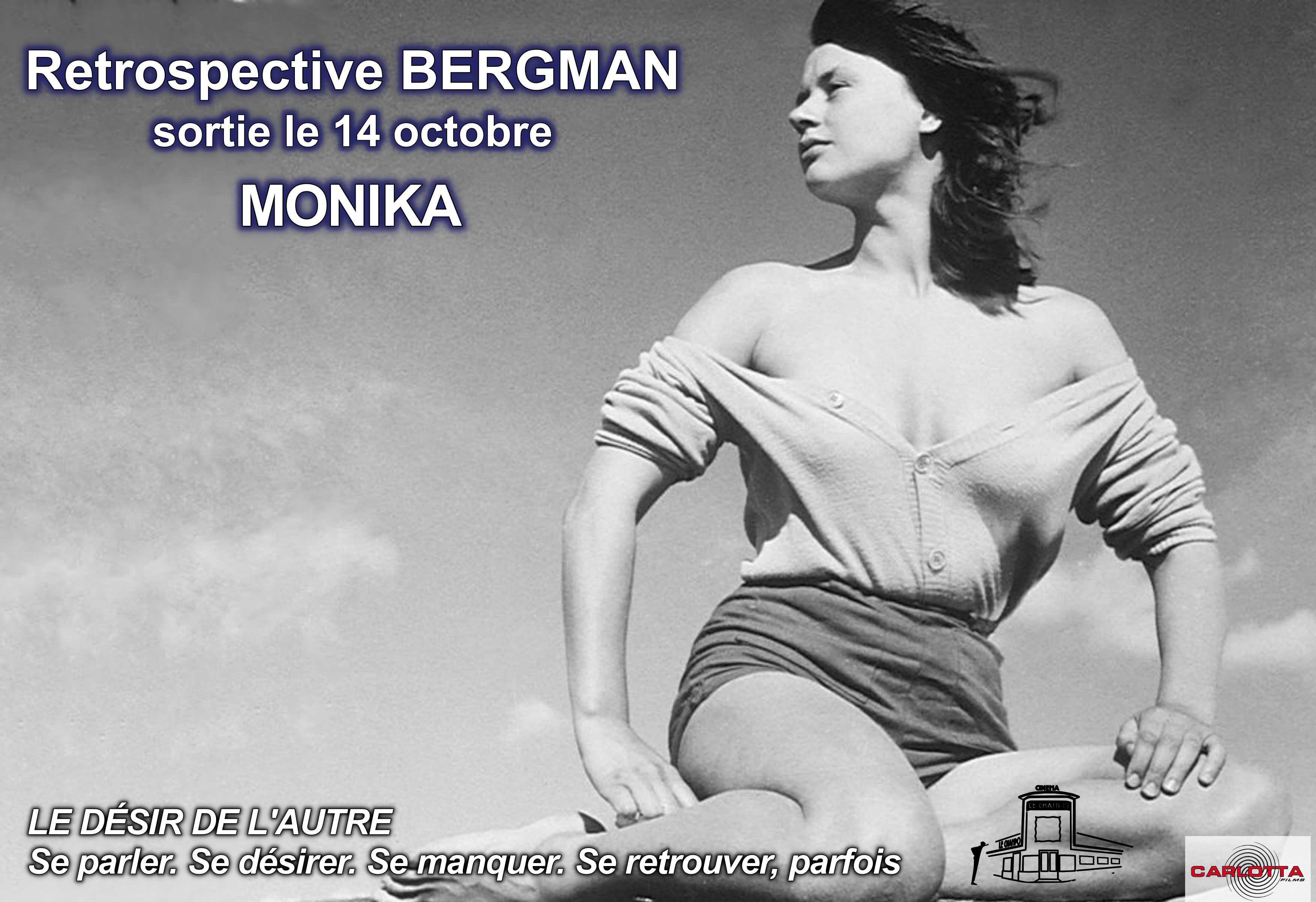 MONIKA - Affiche de la Retrospective BERGMAN au Champo