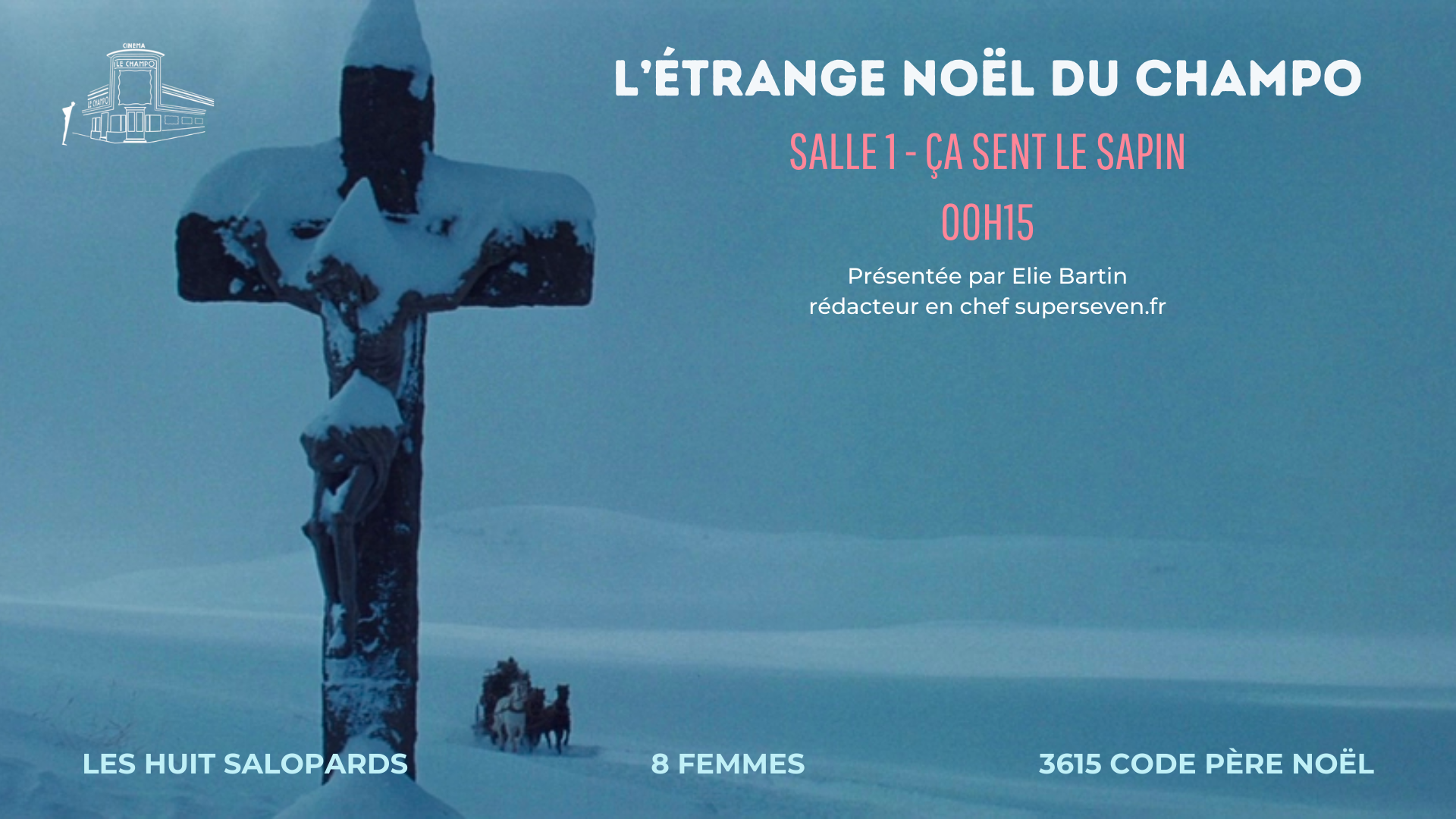 Affiche programme Nuit au Champo - NUIT NOEL 1