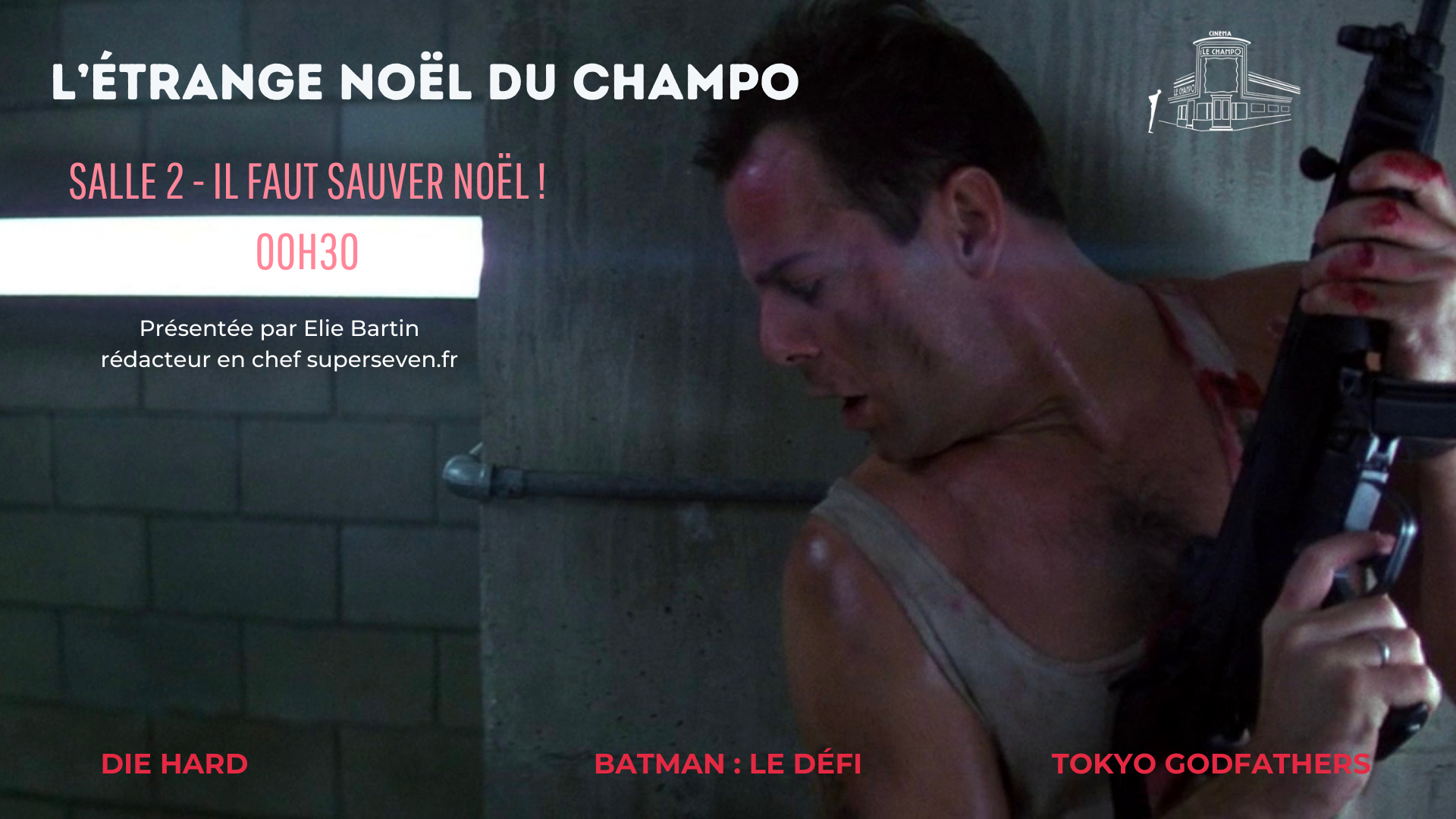 Affiche programme Nuit au Champo - NUIT NOEL 2