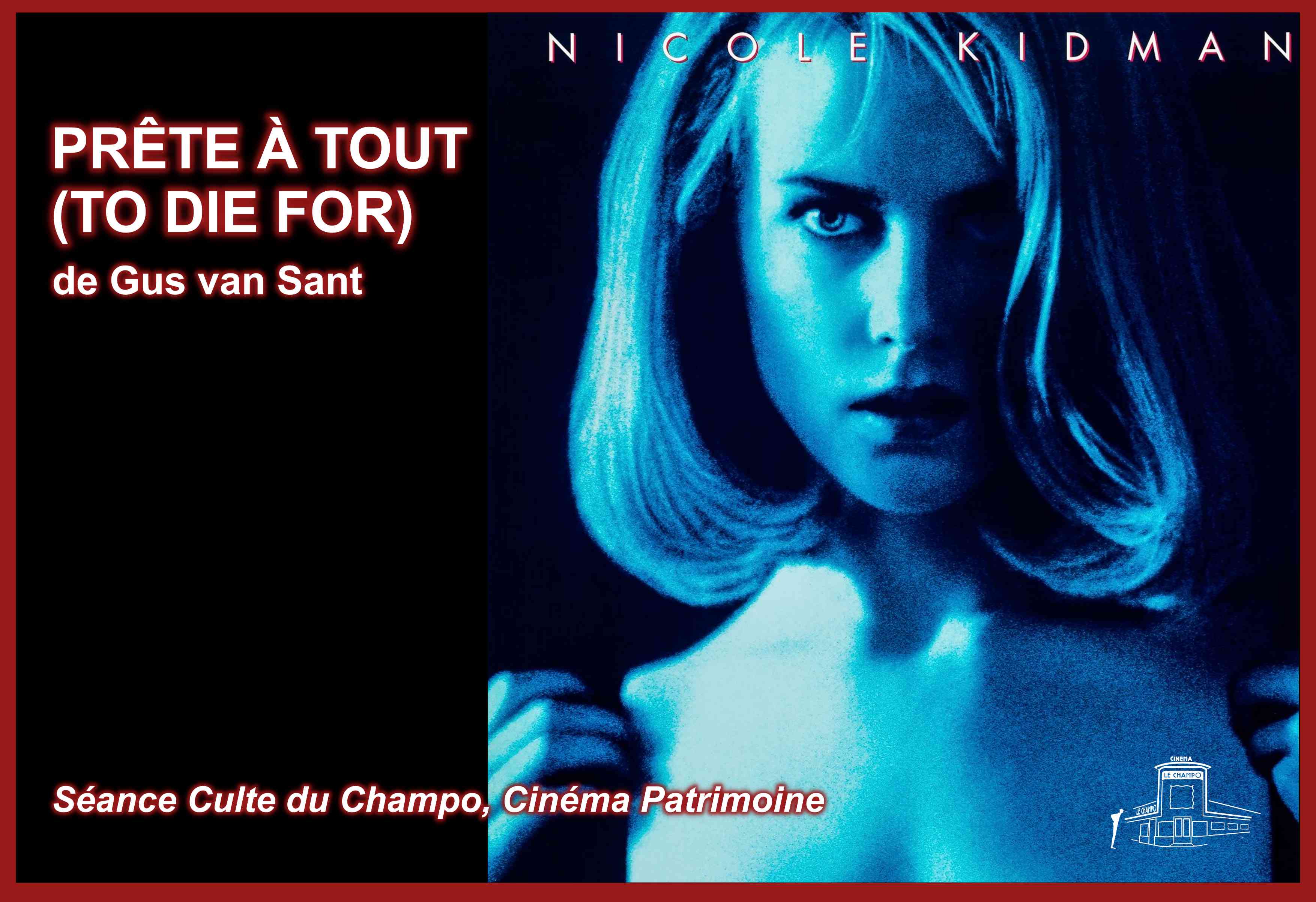Nicole Kidman blonde souriante face caméra dans Prête à tout de Gus Van Sant (1995), satire sur l’ambition et la célébrité