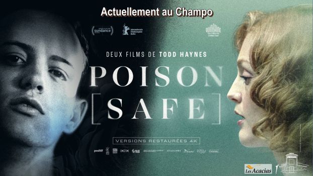 Affiche de la ressortie de SAFe et de Poison le 21 octobre au Champo