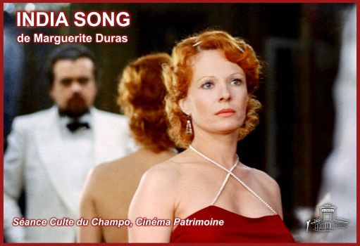Delphine Seyrig dans India Song de Marguerite Duras, film français de 1975 projeté en séance culte au Champo.